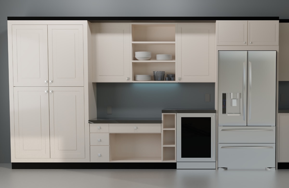 3d model/rendering. related to Elegant Kitchen Valances: Transforming Your Kitchen with Style