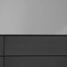 a black and white photo of a wall related to Upgrade Your Dining Room on a Budget: The Versatility of Cheap White High Gloss Sideboards
