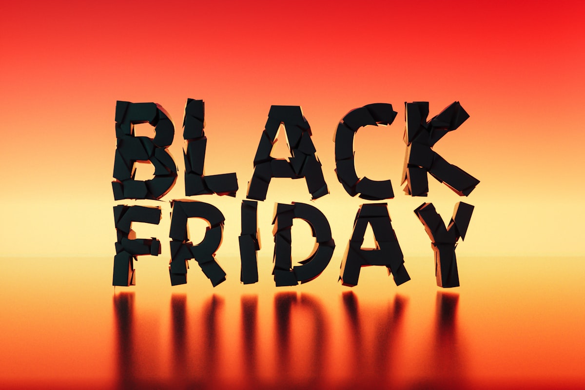 a black friday sign with the words black friday written on it related to Unlocking Unbeatable Savings: The Ultimate Guide to Black Friday Bed Sales