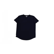 a black t-shirt with a white background related to Navy Blue Valances: Elevate Your Windows