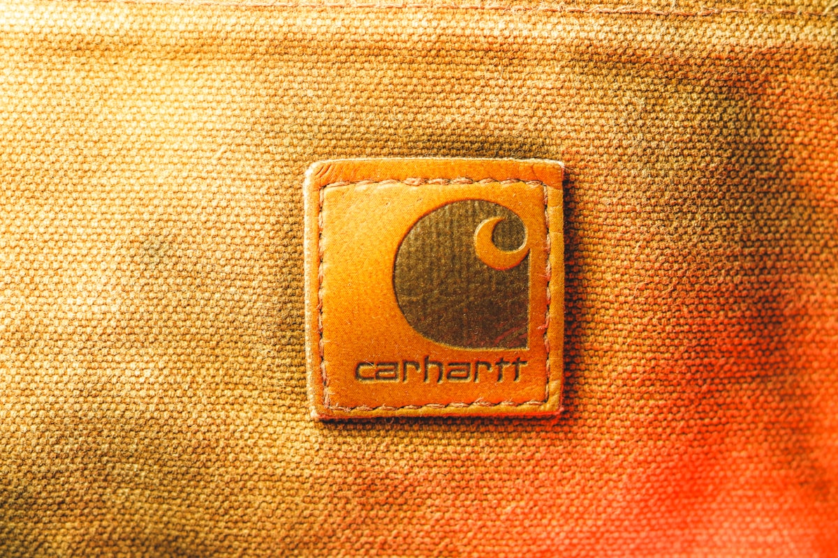 A close up of a bag with a patch on it related to Best Carhartt Dog Beds for Your Furry Friend