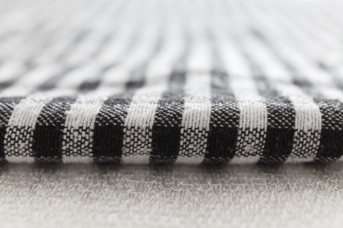 a close-up of a bracelet related to Striped Kitchen Valance: Elevate Your Home Decor