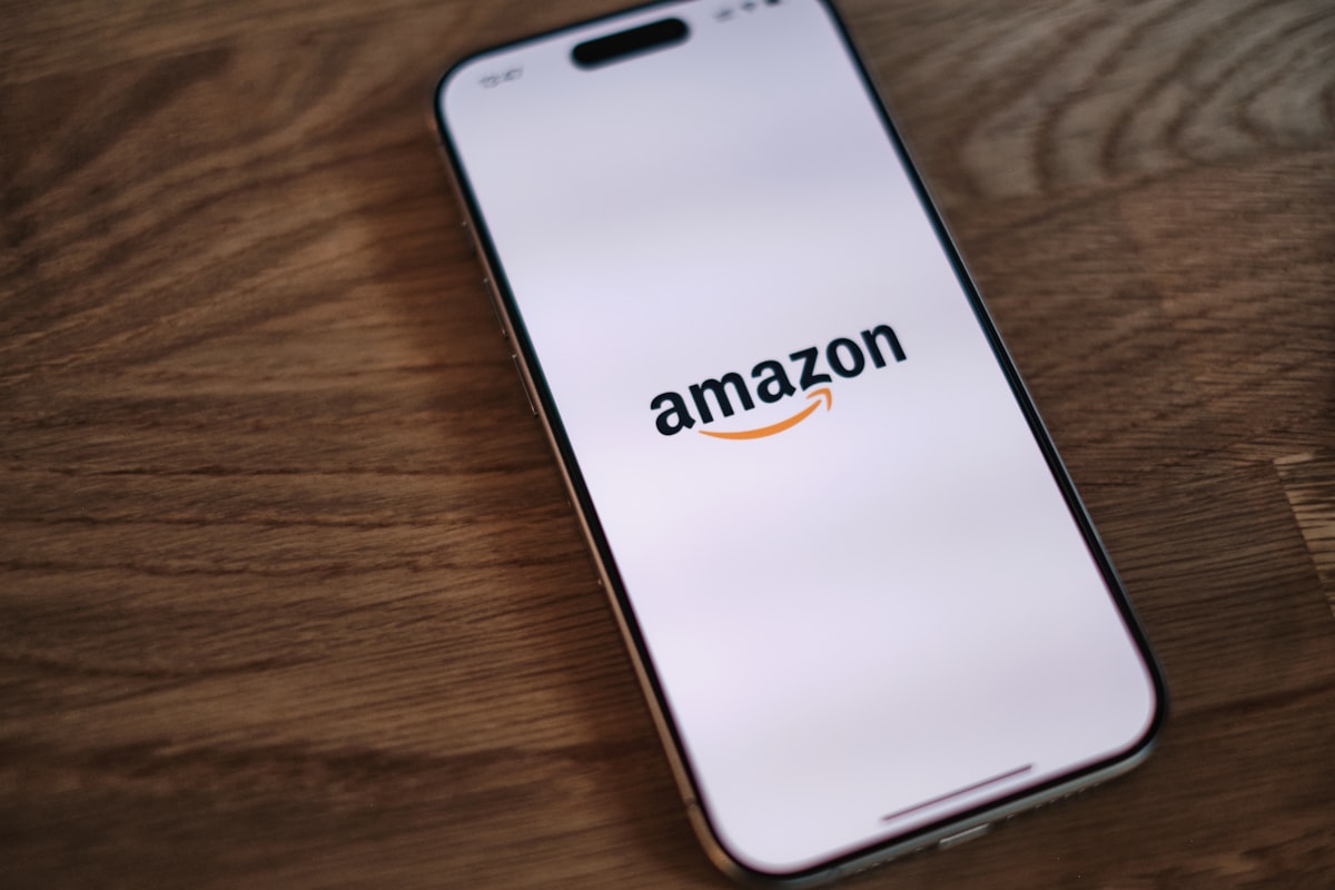 A close up of a cell phone on a table related to Exploring the Benefits of the Amazon Platform Bed: A Comprehensive Guide