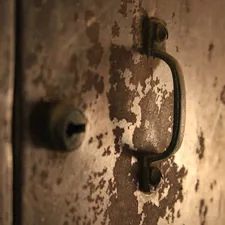 a close up of a door handle related to Elevate Your Space with Industrial Style Sideboards