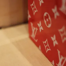 a close up of a louis vuitton bag related to The Ultimate Guide to Louis Vuitton Bedding