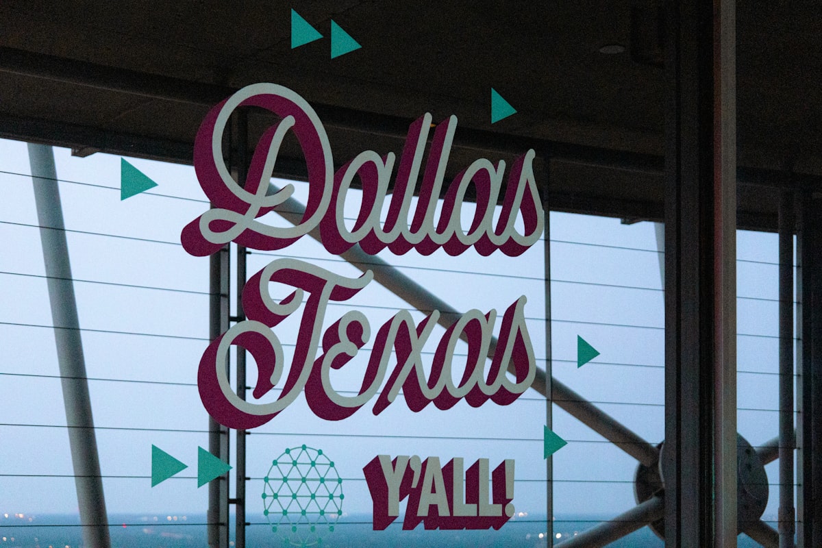 a close up of a sign on the side of a building related to Charming Escapes: Discover the Best Dallas Bed and Breakfasts
