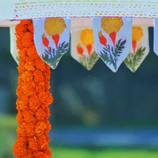 a close up of an umbrella decorated with flowers related to Simple Valence Ideas