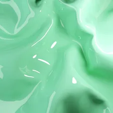 A close up view of a green liquid related to Seafoam Green Coverlet