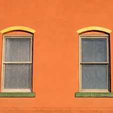 a colorful building in Hood River related to Add Swag to Your Windows with these Valances