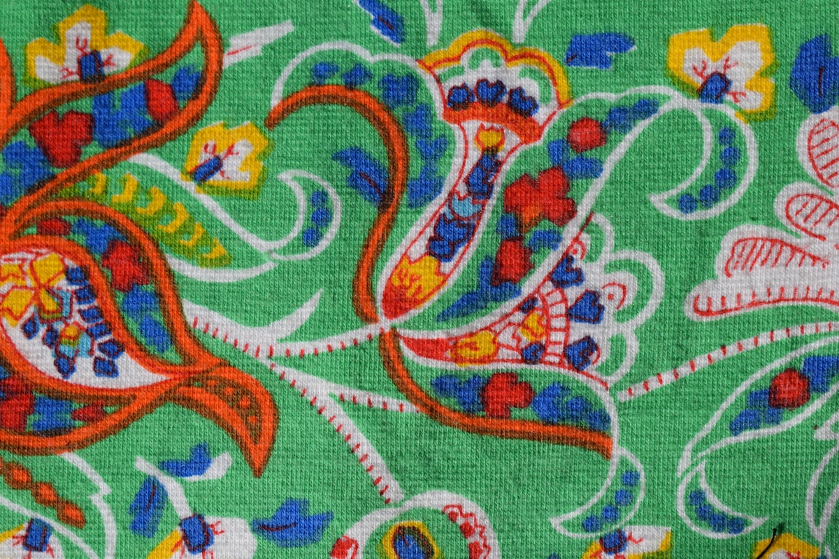 a colorful design on a wall related to Scarf Valence Pattern Ideas