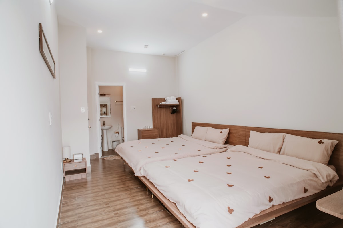 A cozy bedroom with two beds. related to The Ultimate Guide to Adult Twin Beds