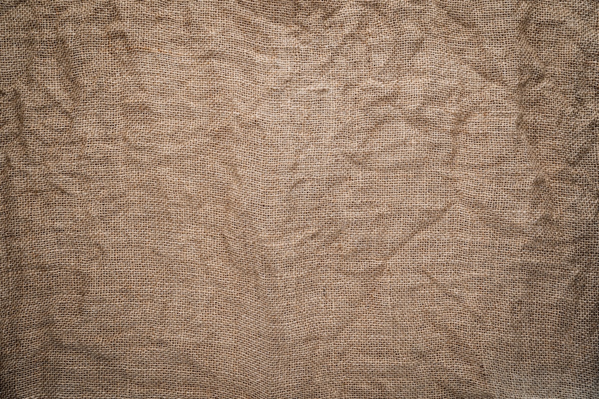 A jute background related to Burlap Curtain Valance: Rustic Charm for Your Windows