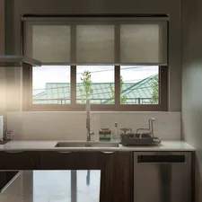 a kitchen with a sink, dishwasher and a window related to Kitchen Curtain Valance: A Guide to Styling Your Kitchen Windows