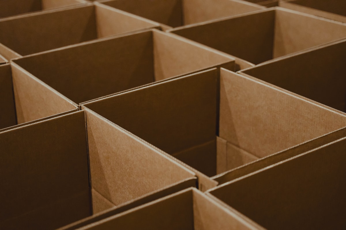 a lot of brown boxes that are open related to The Ultimate Guide to Choosing Box Springs for Your King Size Bed