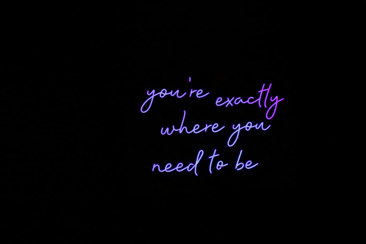 A neon sign that says you're exactly where you need to be related to Everything You Need to Know About Bed Bug Bombs: Pros, Cons, and Alternatives