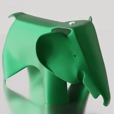 A playful reinterpretation of the iconic Eames Elephant, this design channels childlike wonder into a sleek, modern silhouette. A whimsical yet thoughtful piece that bridges toy and sculpture. related to Transform Your Bedroom with an Elephant-Inspired Bed Set