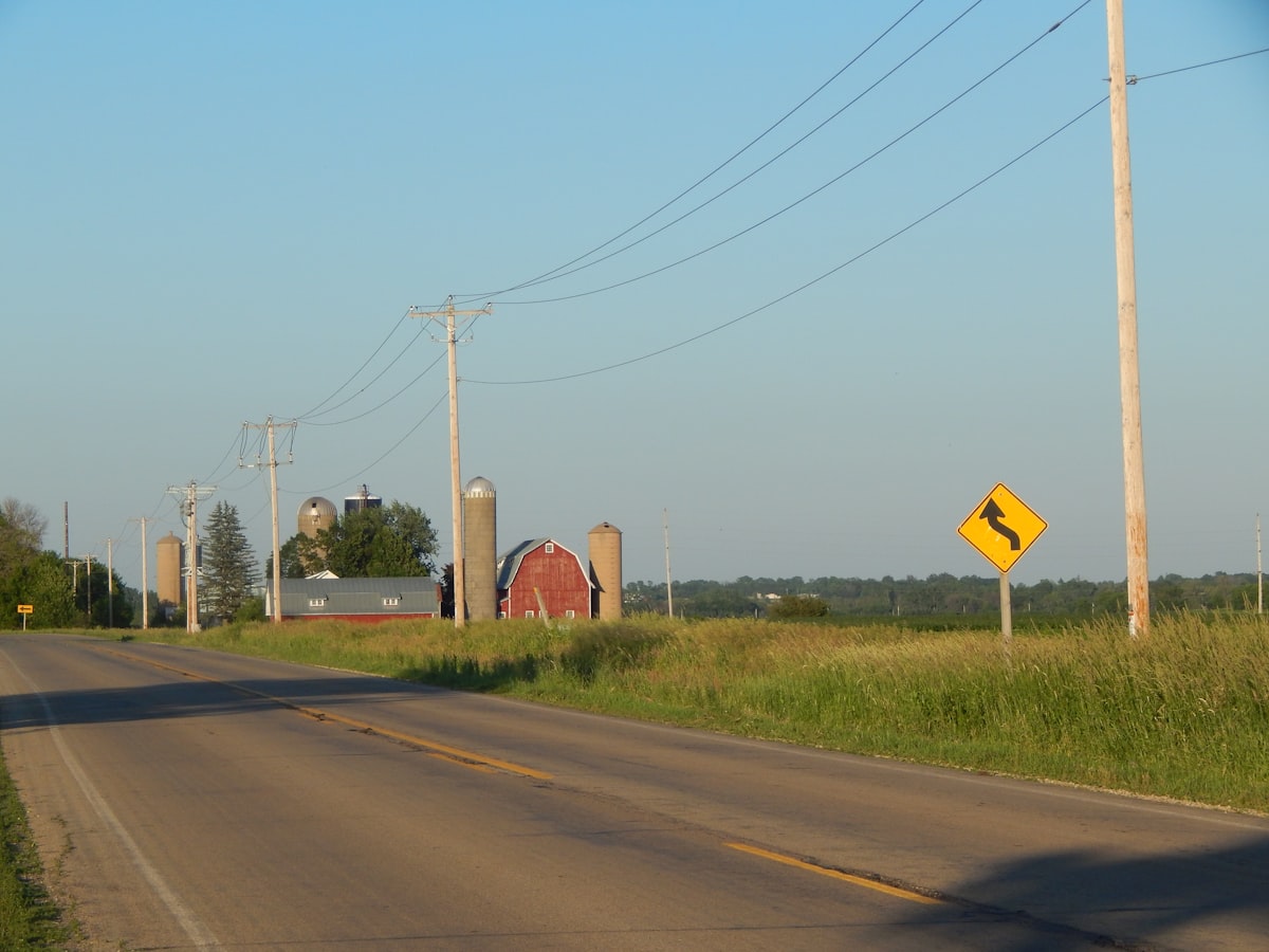 a road with a sign on it related to A Cozy Getaway: Wisconsin's Best Bed and Breakfasts