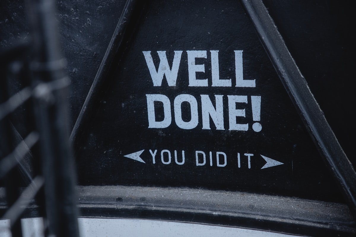 a sign that says well done you did it related to How to Get Rid of Bed Bugs