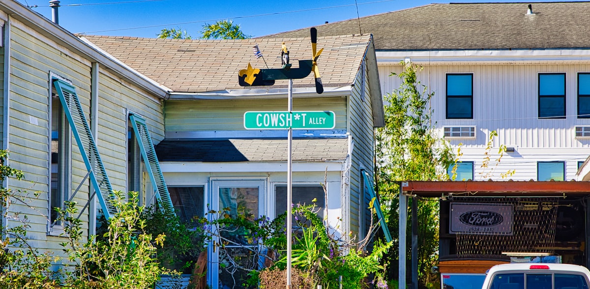 a truck is parked in front of a building related to Discover the Charm of Jefferson, TX: Top Bed and Breakfast Options