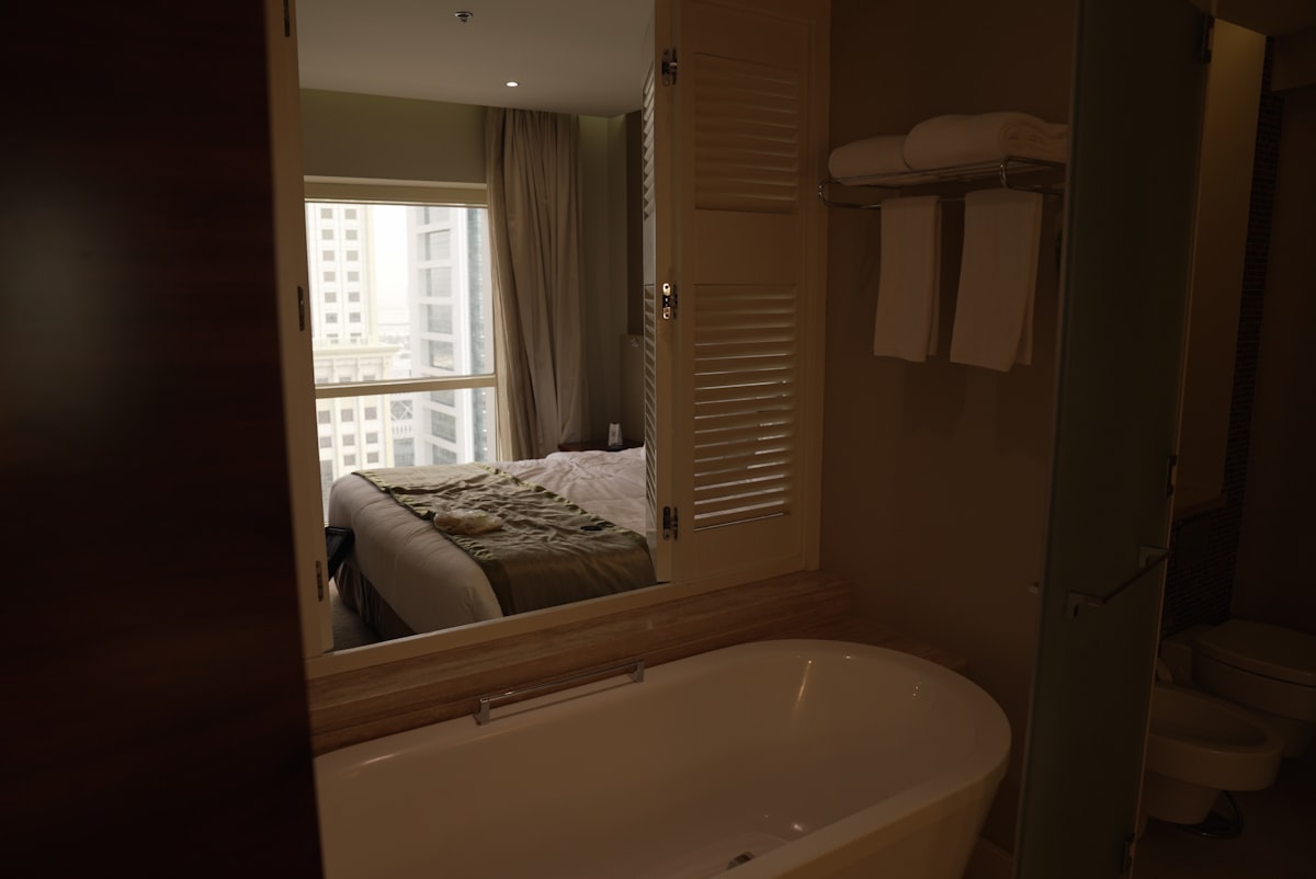 A view from a luxury hotel room related to Experience Shopping Bliss at Bed Bath and Beyond St Louis