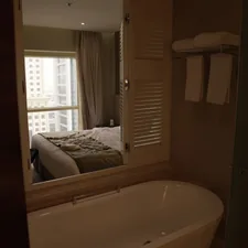 A view from a luxury hotel room related to Experience Shopping Bliss at Bed Bath and Beyond St Louis