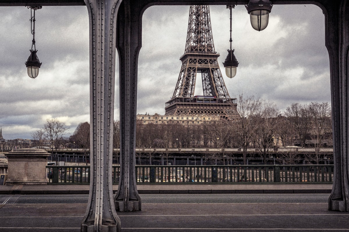 A view of the eiffel tower from across the street related to Elegant Bedroom Designs
