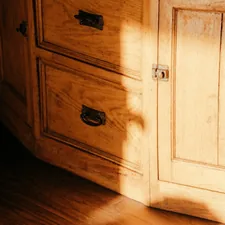 A wooden dresser sitting on top of a hard wood floor related to The PerfectAddition to Your Dining Room: Oak Sideboards and Buffets