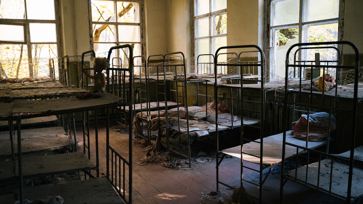 abandoned black metal beds related to Maximizing Space: The Benefits of College Bunk Beds