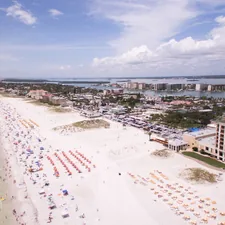 aerial photography of people on the beach across buildings at daytime related to Bed Bath and Beyond Tampa: A Homemaker's Paradise