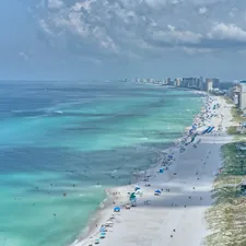 Afternoon clouds partition the Sunlight on another beautiful Panama City Beach Day! Taken from Treasure Island Resort on the 22nd Floor. Sony 85mm Prime Lens on A7RII related to Bed Bath and Beyond Florida Locations and Shopping Experience