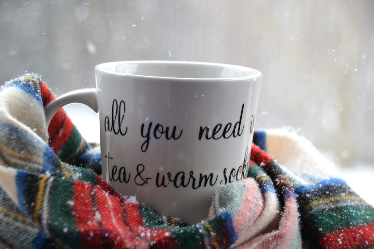 All you need it tea and warm socks. Comfort and warmth on a snowy day right in my own backyard. related to Towel Warmers: Cozy Up Like Royalty with Bed Bath & Beyond