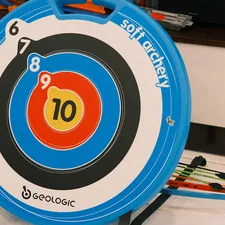 An archery target is set for some practice. related to Curtain Valances Target