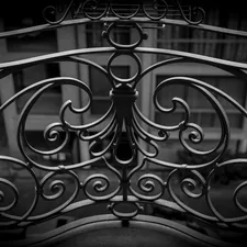 Arabesque related to The Warm Embrace of a Wrought Iron Chiminea