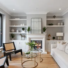 Armony between wood flooring and furniture  related to Elevate Your Living Room with Stunning Curtain Valance Ideas