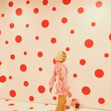 Artwork by Yayoi Kusama related to Polka Dot Valances