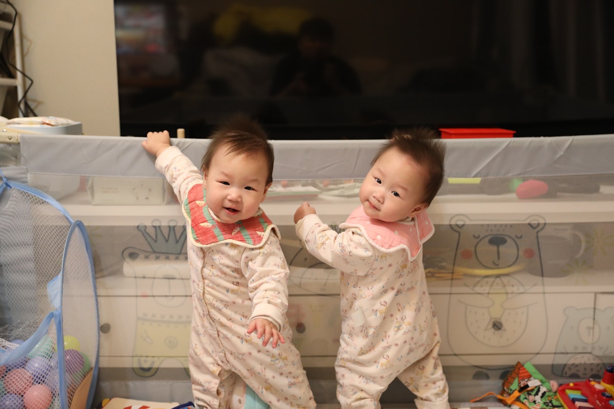 Baby twins in my house 
Alice & Olivia
 related to The Ultimate Guide to Bed Guard Rails: Ensuring Safety and Comfort