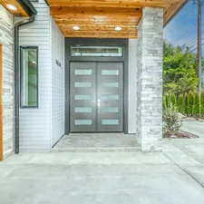 beautiful modern home related to Maximizing Impact: Entryway Designs for Small Spaces