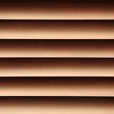 Beauty and harmony can be found in little things. Here light and shadow are playing with a wooden shade. related to Brown Window Valance: Elevate Your Home Decor