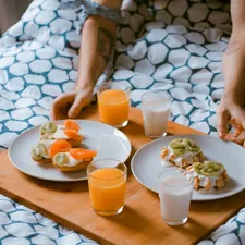 Birthday breakfast in bed for my sweet hubb, in Barcelona related to The Ultimate Breakfast in Bed Experience