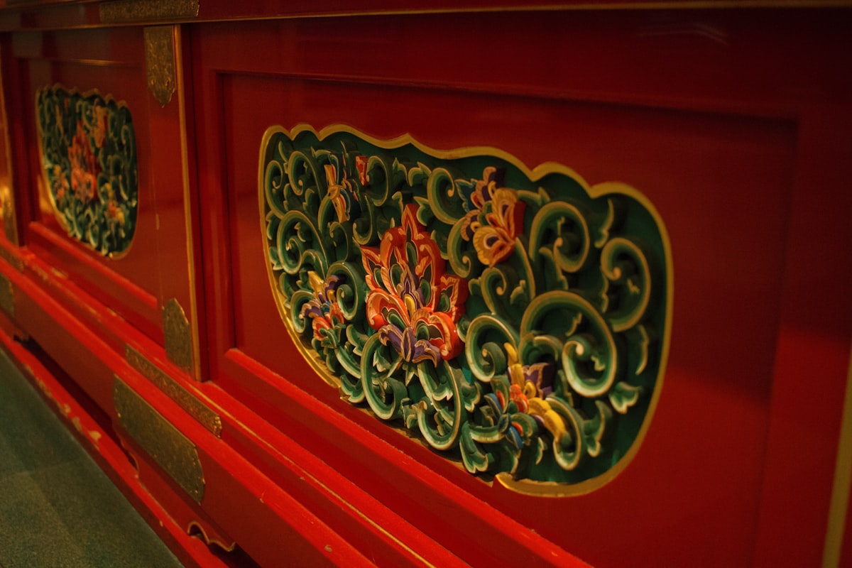 black and brown floral wall decor related to Elegance Meets Artistry: Hand Painted Sideboards and Buffets