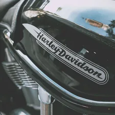 black and gray Harley-Davidson motorcycle related to Harley Davidson Valance