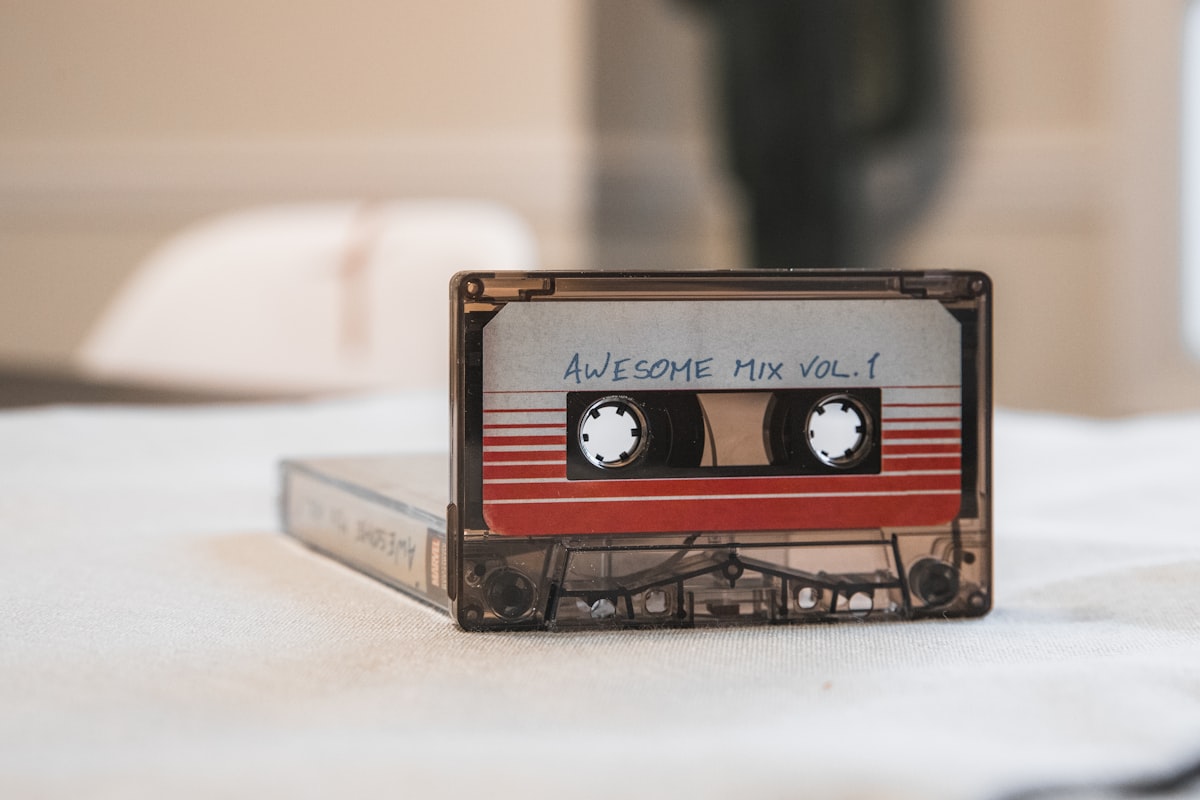 black and white cassette tape related to The Ultimate Guide to Tape and Bed: Transforming Your Home with Style