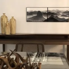 black flat screen tv mounted on white wall related to Elevate Your Home Decor with a Contemporary Sideboard Table