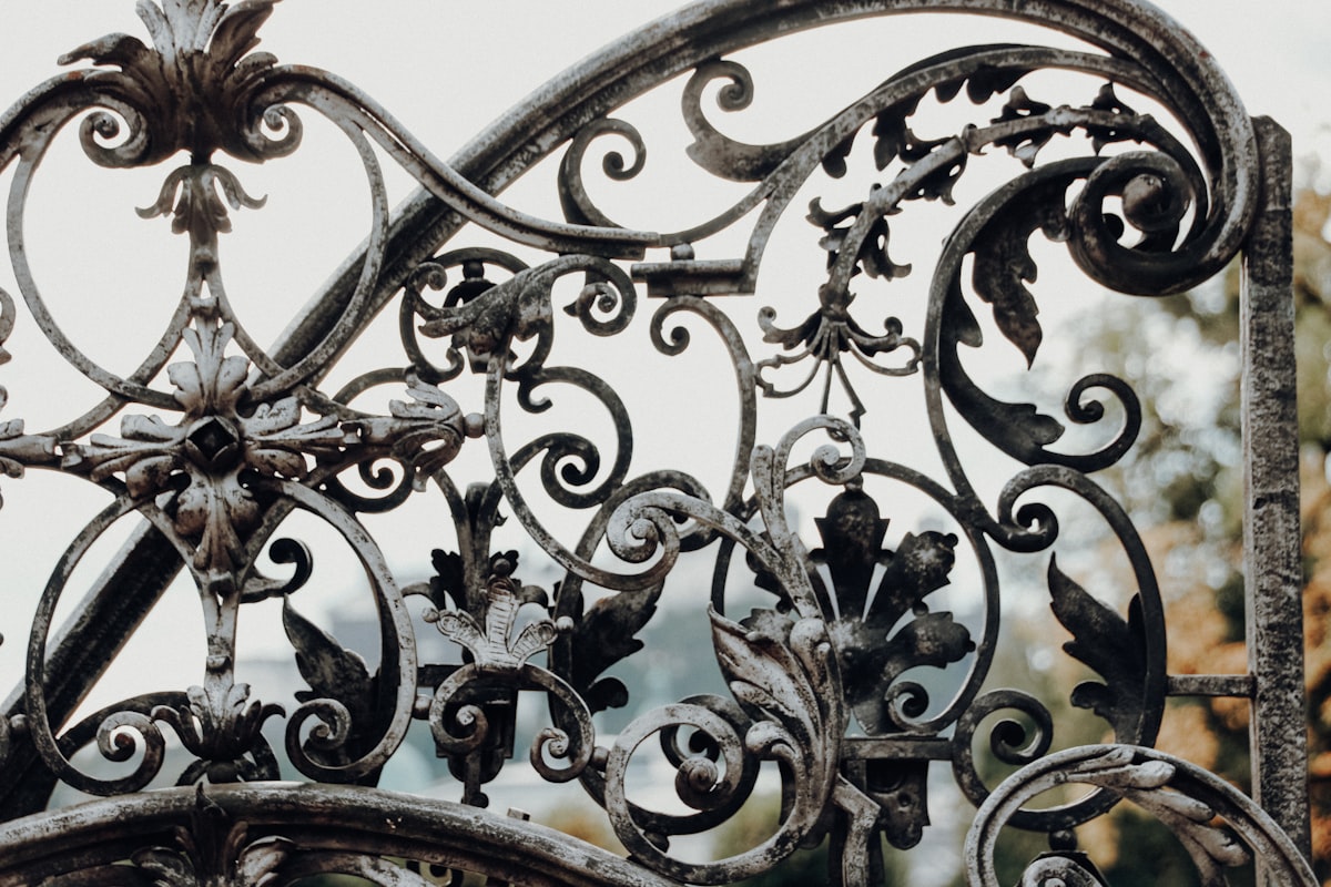 black metal fence with white snow related to Mastering the Majestic Cast Iron Chiminea