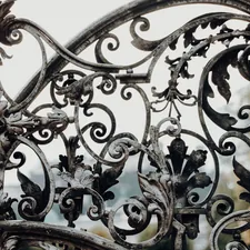 black metal fence with white snow related to Mastering the Majestic Cast Iron Chiminea