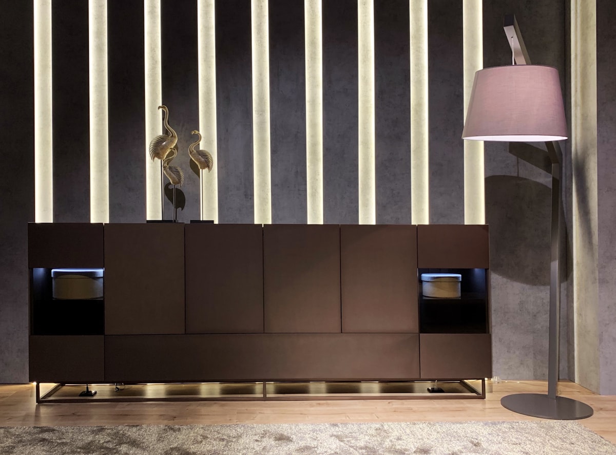 black padded sofa related to Modern Buffet Sideboard: An Elegant Alternative to Oratory