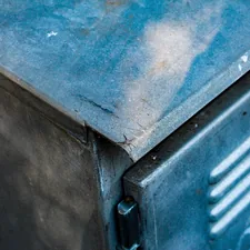blue and brown wooden cabinet related to Elevate Your Home Decor with a Metal Sideboard Cabinet