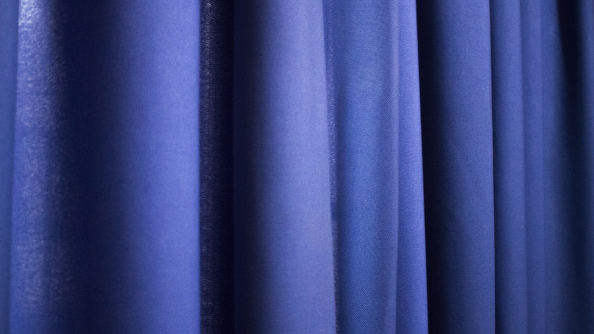 blue curtain 
 related to Navy Blue Valance Curtains