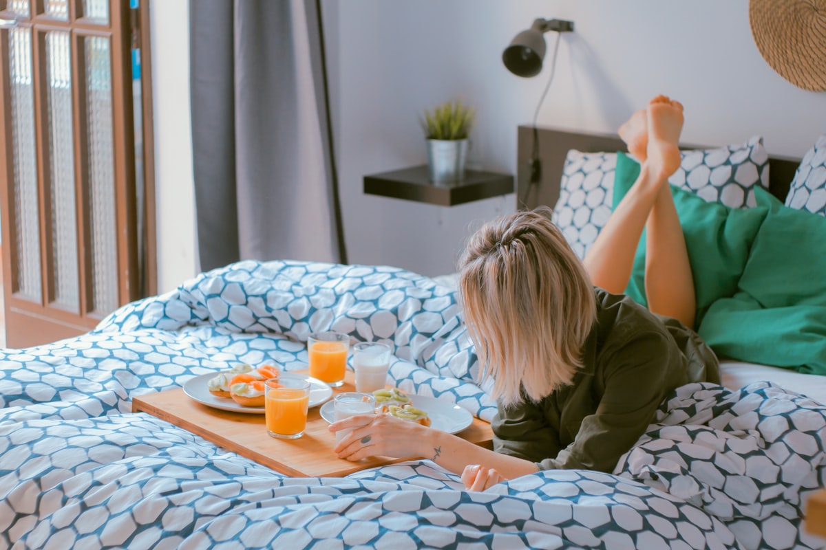 Breakfast in bed related to The Cozy World of Bed and Breakfasts