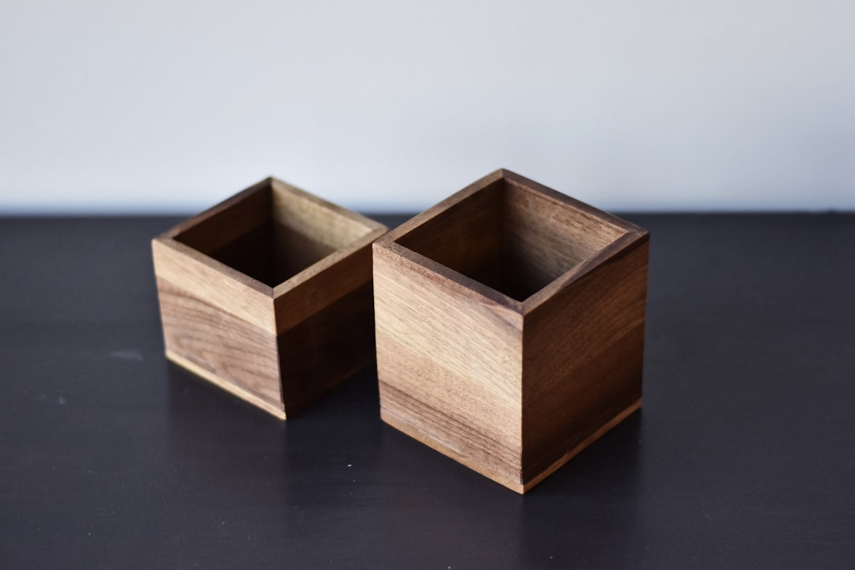 brown wooden box related to The Wood Valance Box: A Timeless and Versatile Window Treatment
